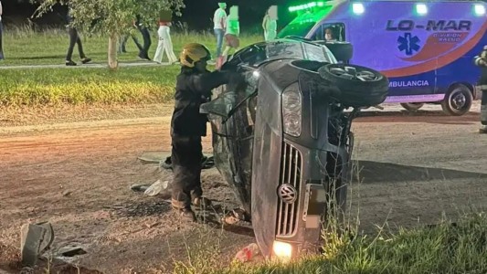 Río Tercero: siete menores heridos tras el vuelco de un auto durante la madrugada