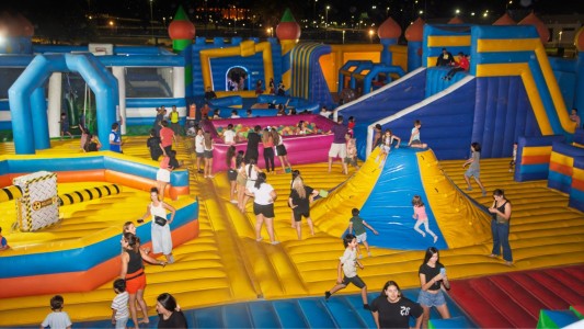 Inflalandia abrió sus puertas en Córdoba con un parque inflable de gran escala