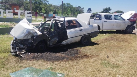 Choque en el ingreso a Chilibroste: dejó dos heridos que debieron ser hospitalizados