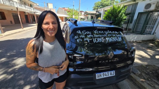 Una frase en un auto en Córdoba se viralizó tras la captura de Maduro