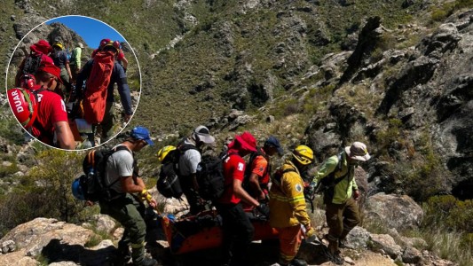 El DUAR rescató a una joven en las Altas Cumbres tras un operativo de más de seis horas