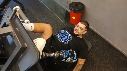 Perdió una pierna en un accidente laboral y meses después corrió la Maratón de Córdoba