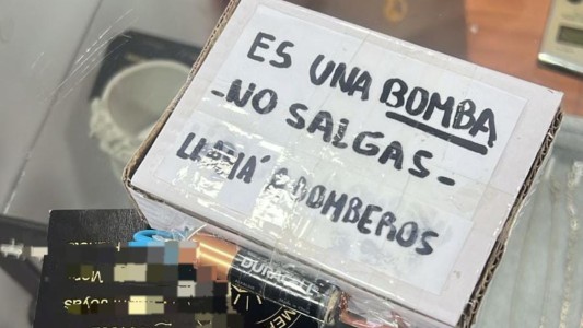 Tensión en el Centro: robó en un local y dejó una supuesta bomba en el mostrador