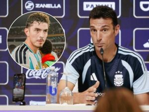 En la previa del amistoso de la Selección, Scaloni se emocionó al referirse a la lesión de Joaquín Panichelli