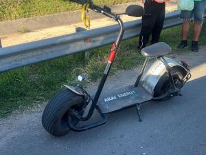 Hombre de 62 años fue sancionado por circular en monopatín por la Circunvalación