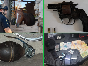 Megaoperativo en Córdoba: caen bandas con cocaína, una granada y chalecos antibalas