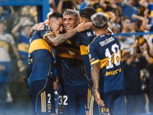 Boca goleó a Barcelona y es el único líder de su grupo en la Copa Libertadores