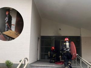 Incendio en una iglesia de barrio Obrero: rápida intervención evitó daños mayores