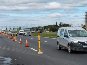 Precaución en Circunvalación: reducen la calzada en el arco norte por obras viales