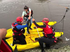Rescate heroico en Pampa de Achala: salvaron a tres docentes y tres alumnos varados