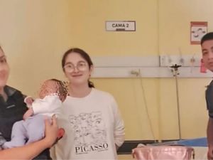 Héroes de azul: salvaron a una bebé de un mes que se había ahogado en Villa María