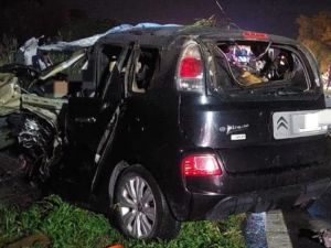 Tragedia en la ruta 158: dos hombres murieron tras un violento choque frontal en Córdoba