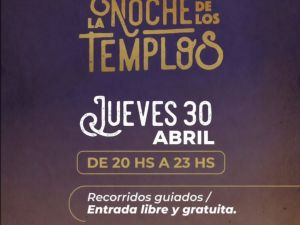 La Noche de los Templos, una propuesta diferente en la previa del feriado en Córdoba