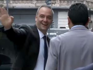 Manuel Adorni llegó al Congreso de la Nación para exponer su informe de gestión