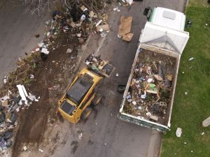 Erradicaron un punto crónico de arrojo de residuos en Marqués de Sobremonte