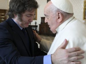 Milei recordó al papa Francisco a un año de su muerte desde Jerusalén