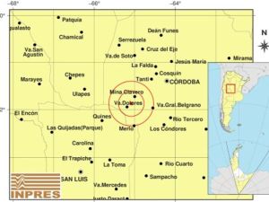 Un sismo de 3.2 sacudió Traslasierra y se sintió en varias localidades de Córdoba