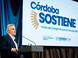 Martín Llaryora lanzó “Córdoba Sostiene”, un fondo para apoyar al sector de discapacidad