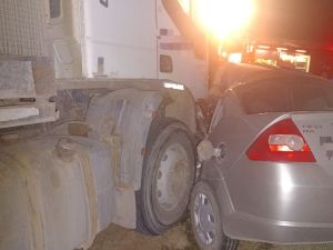 Tragedia en Calchín: murió un automovilista tras chocar con un camión en Ruta 13