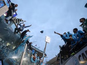 Operativo especial por la caravana de Belgrano campeón en Circunvalación