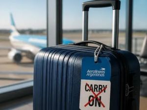 Aerolíneas Argentinas elimina el carry on gratuito en vuelos de cabotaje