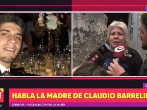 “Yo lo crié bien, le di lo que pude dentro de mis posibilidades; no sé en qué se convirtió”, dijo la madre de Claudio Barrelier.