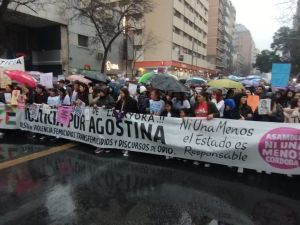 Ni Una Menos: el abuelo de Agostina Vega encabeza la marcha y pide justicia