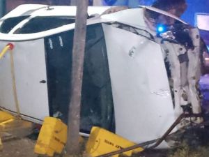 Un conductor de 84 años quedó atrapado tras chocar contra una vivienda en Bialet Massé