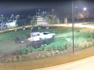 Villa María: un automovilista sufrió graves lesiones tras impactar contra una barrera de contención
