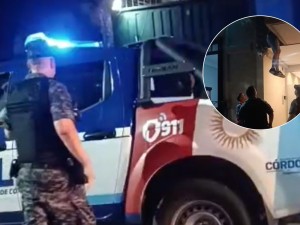 B° General Paz: amplio operativo policial tras un intento de robo en una cochera