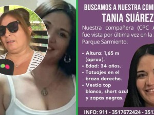 Búsqueda de Tania Suárez: familiares realizan una marcha en Arguello pidiendo que aparezca