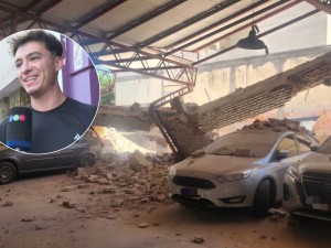 Derrumbe en General Paz: autos destruidos y vecinos en shock tras el colapso de una medianera