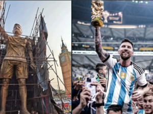 India se prepara para la llegada de Messi en la gira GOAT Tour 2025 con una estatua gigante