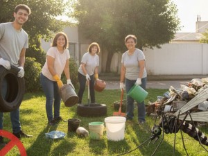 Córdoba refuerza el descacharreo ante la aparición de los primeros casos de Dengue