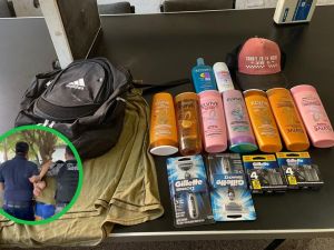 Detuvieron a un hombre que robó artículos de higiene en un centro comercial