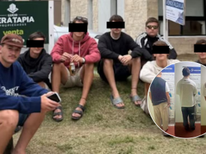 Detienen a tres rugbiers cordobeses por atacar a tres santafesinos en Pinamar