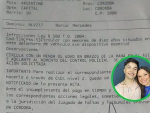 Simón Aguirre y Valentina Márquez se negaron a firmar una multa vial en la autopista