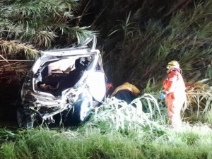 Tragedia en la ruta 13: una mujer murió tras un violento choque en Costa Sacate