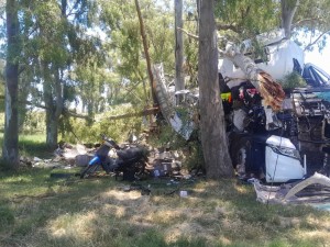 Un camionero perdió el control en Ruta 7 y quedó hospitalizado: tenía alcohol en sangre