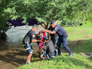 Crecida repentina en Villa de Soto: rescataron a ocho personas que habían quedado aisladas